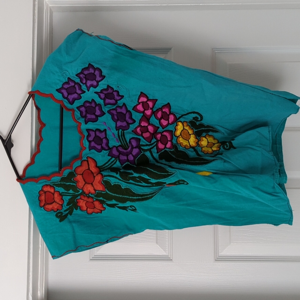 Vintage embroidered top
